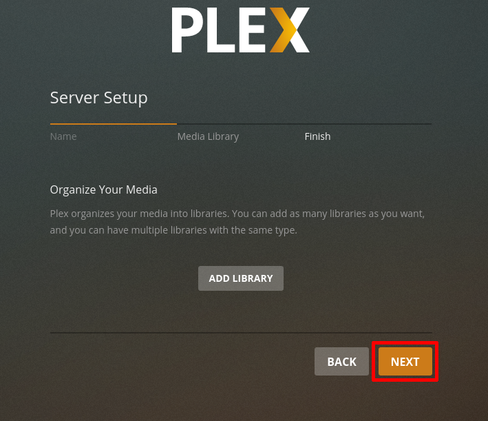 Plex Media Server 1.32.3.7192 instaling