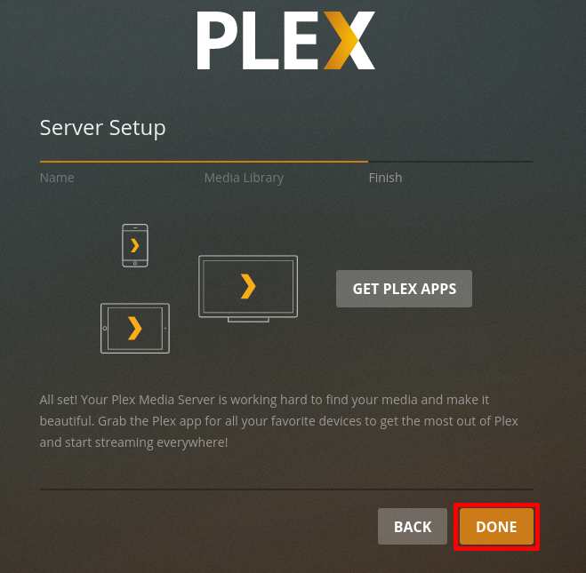 instal Plex Media Server 1.32.5.7328