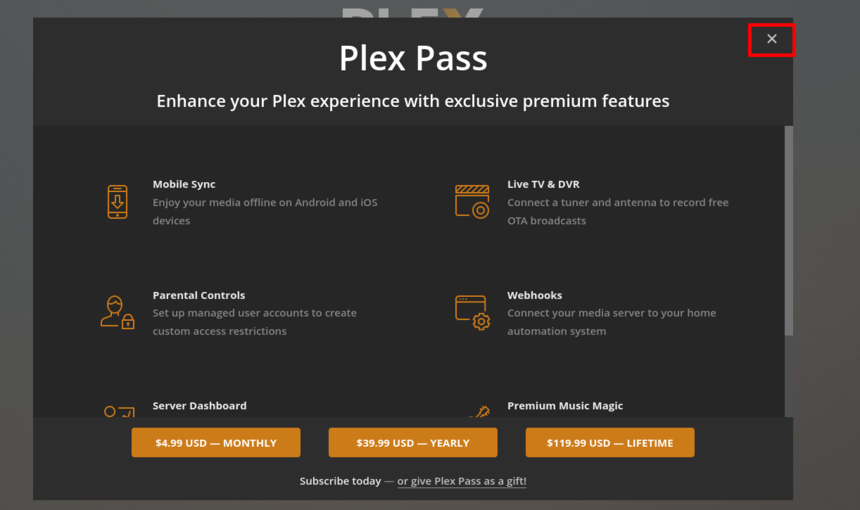 plex server windows 11