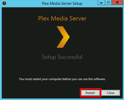 plex media server login